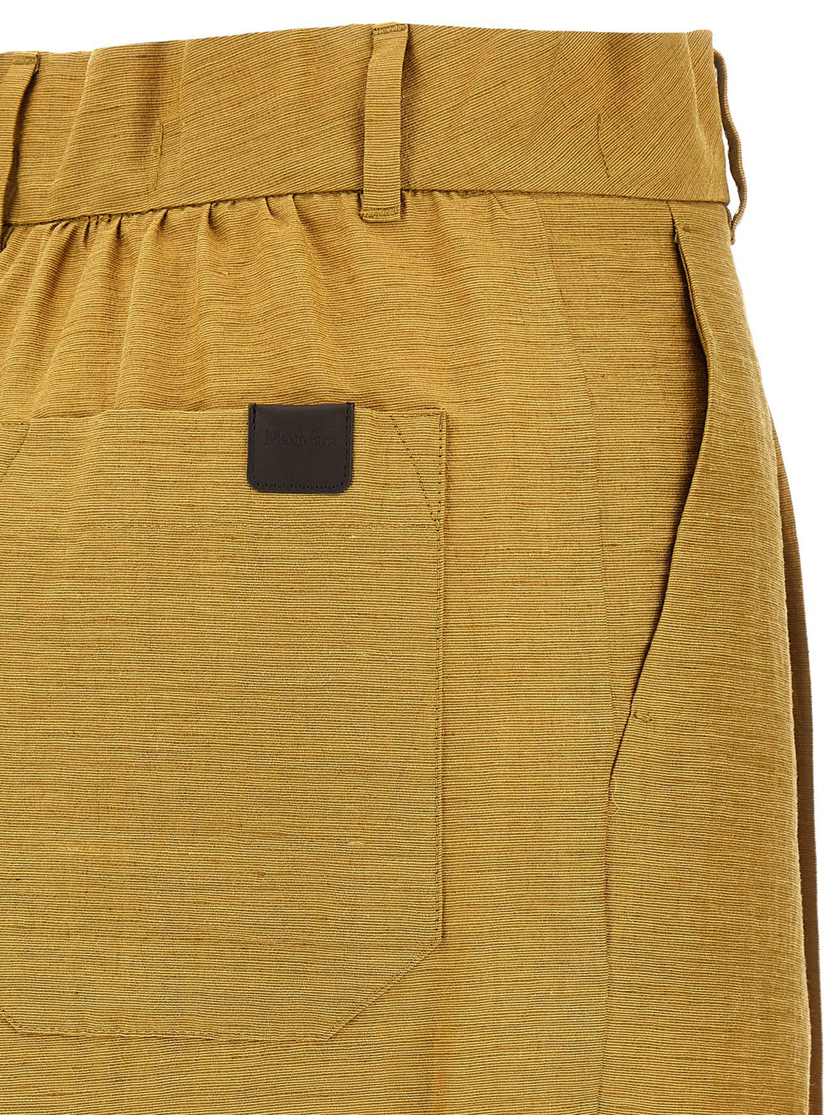 Gold Linen Trousers