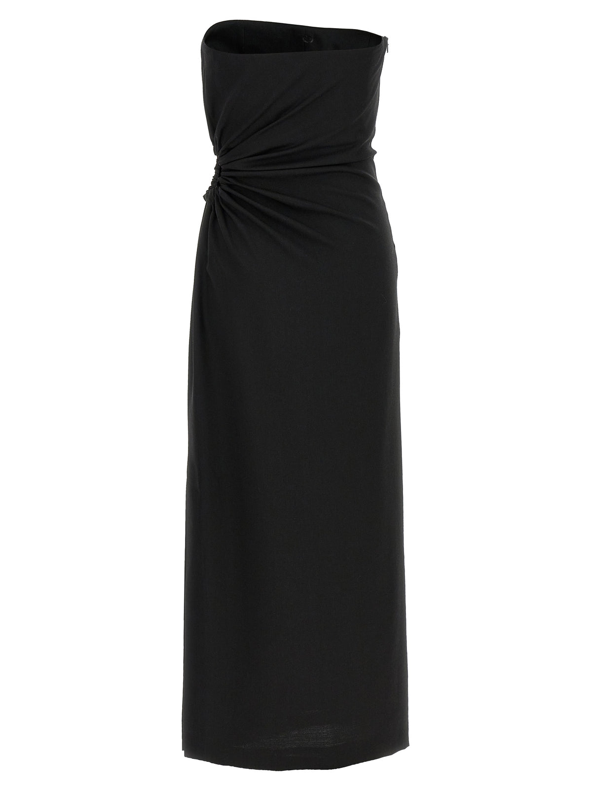 Robe en laine vierge noire