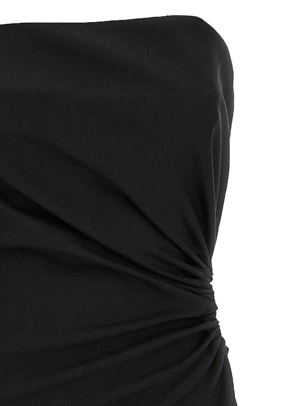 Robe en laine vierge noire