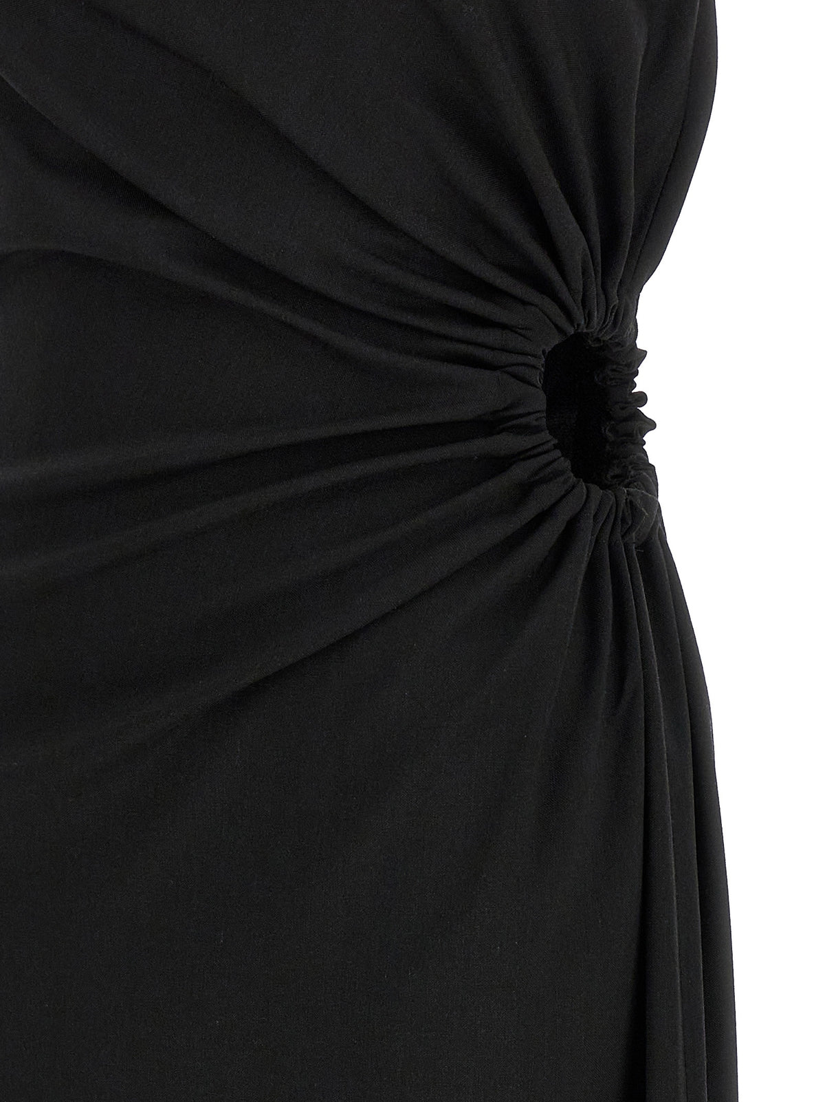Robe en laine vierge noire