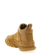 Baskets en veau beige