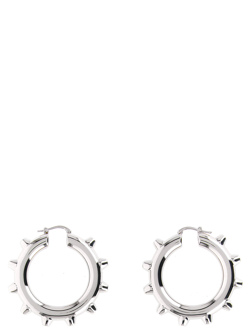 Boucles d'oreilles en laiton argenté