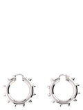 Boucles d'oreilles en laiton argenté