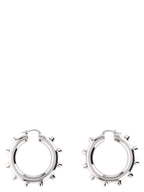 Boucles d'oreilles en laiton argenté