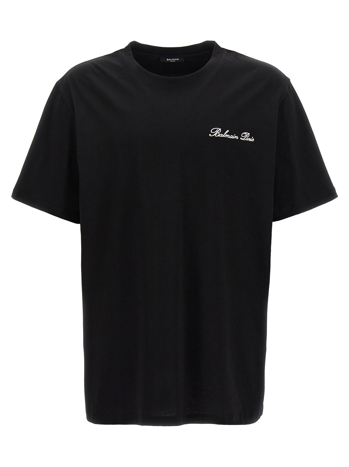 T-shirt en coton blanc et noir
