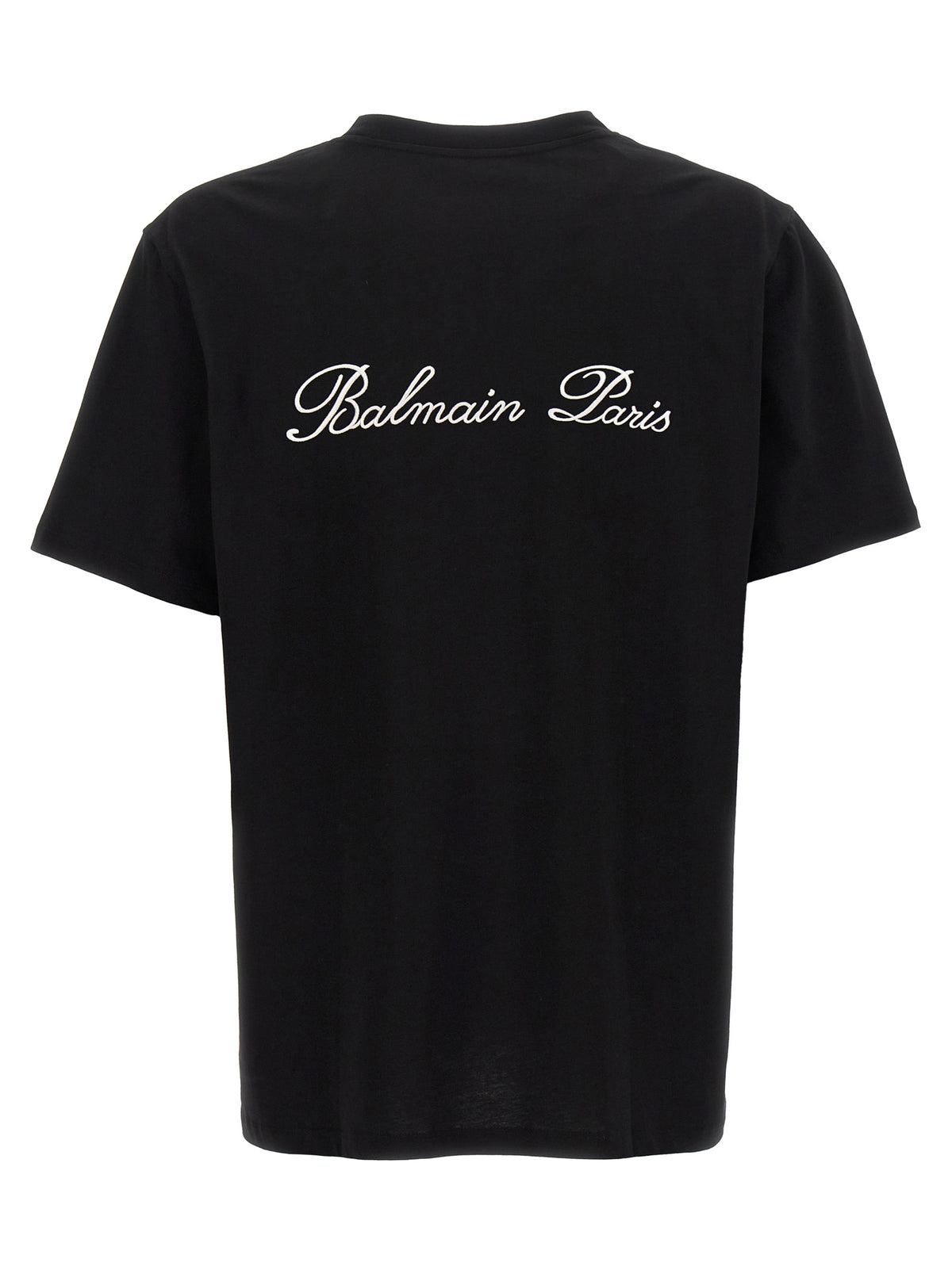 T-shirt en coton blanc et noir