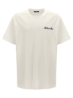 T-shirt en coton blanc et noir