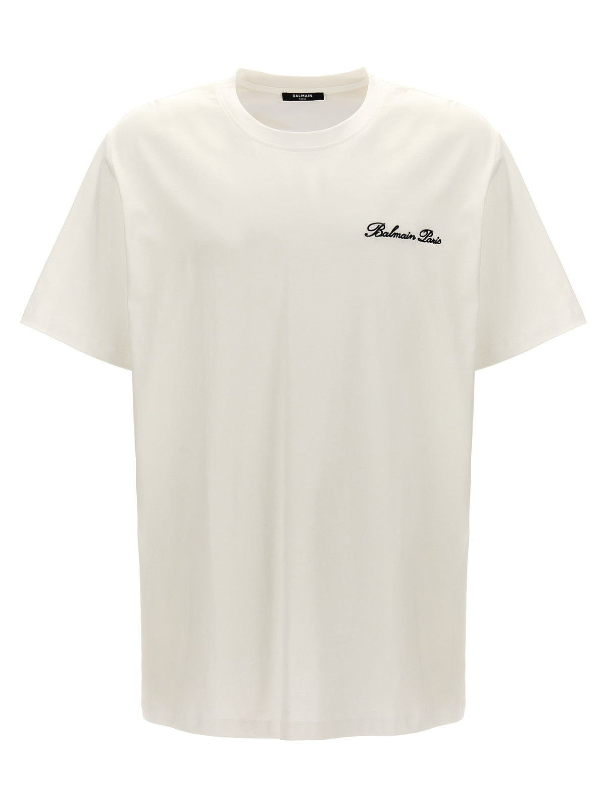 T-shirt en coton blanc et noir