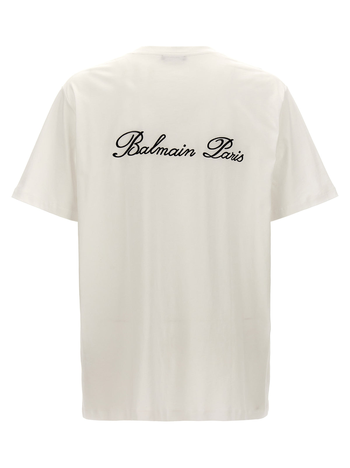 T-shirt en coton blanc et noir