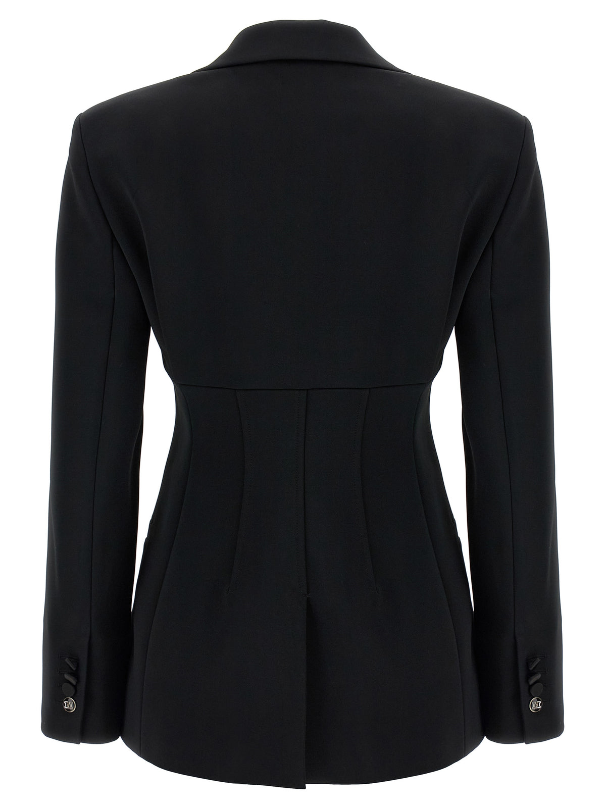 Blazer en viscose noir