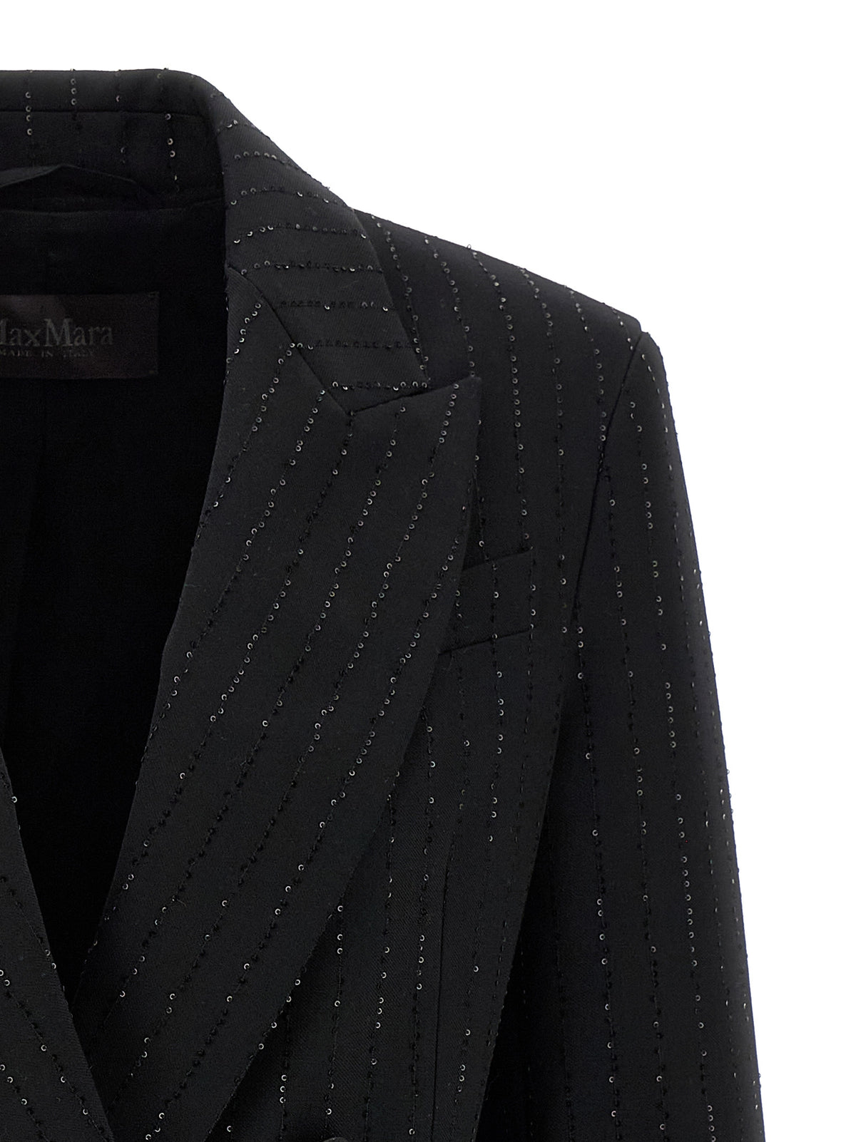 Blazer en laine vierge – Noir