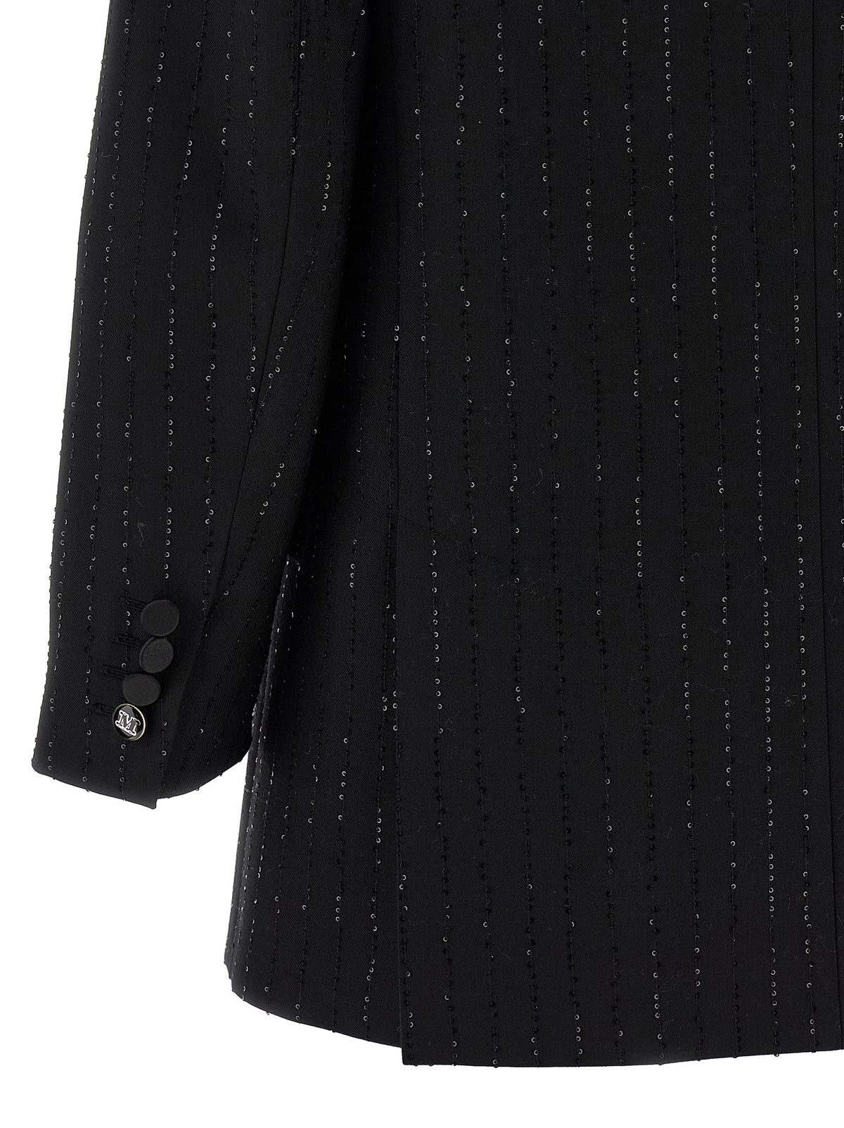 Blazer en laine vierge – Noir