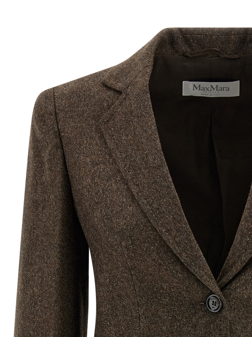 Virgin Wool Blazer – Brown