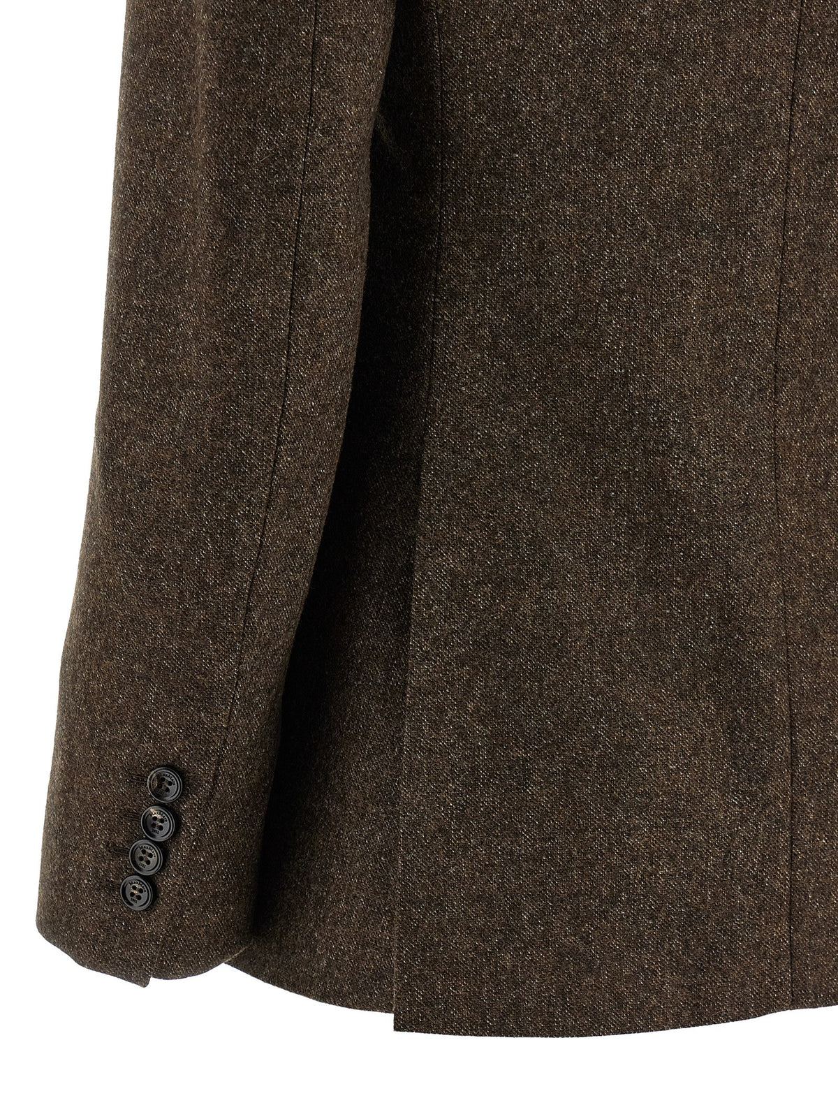 Virgin Wool Blazer – Brown