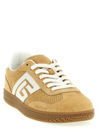 Baskets en daim beige