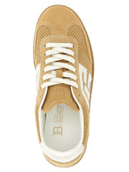 Baskets en daim beige