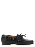 Mocassins en cuir noir