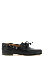Mocassins en cuir noir