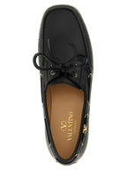 Mocassins en cuir noir