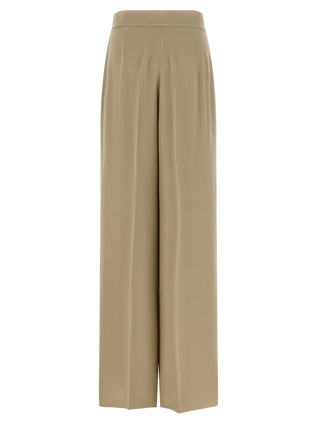 Pantalon en soie beige