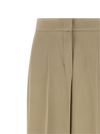 Pantalon en soie beige