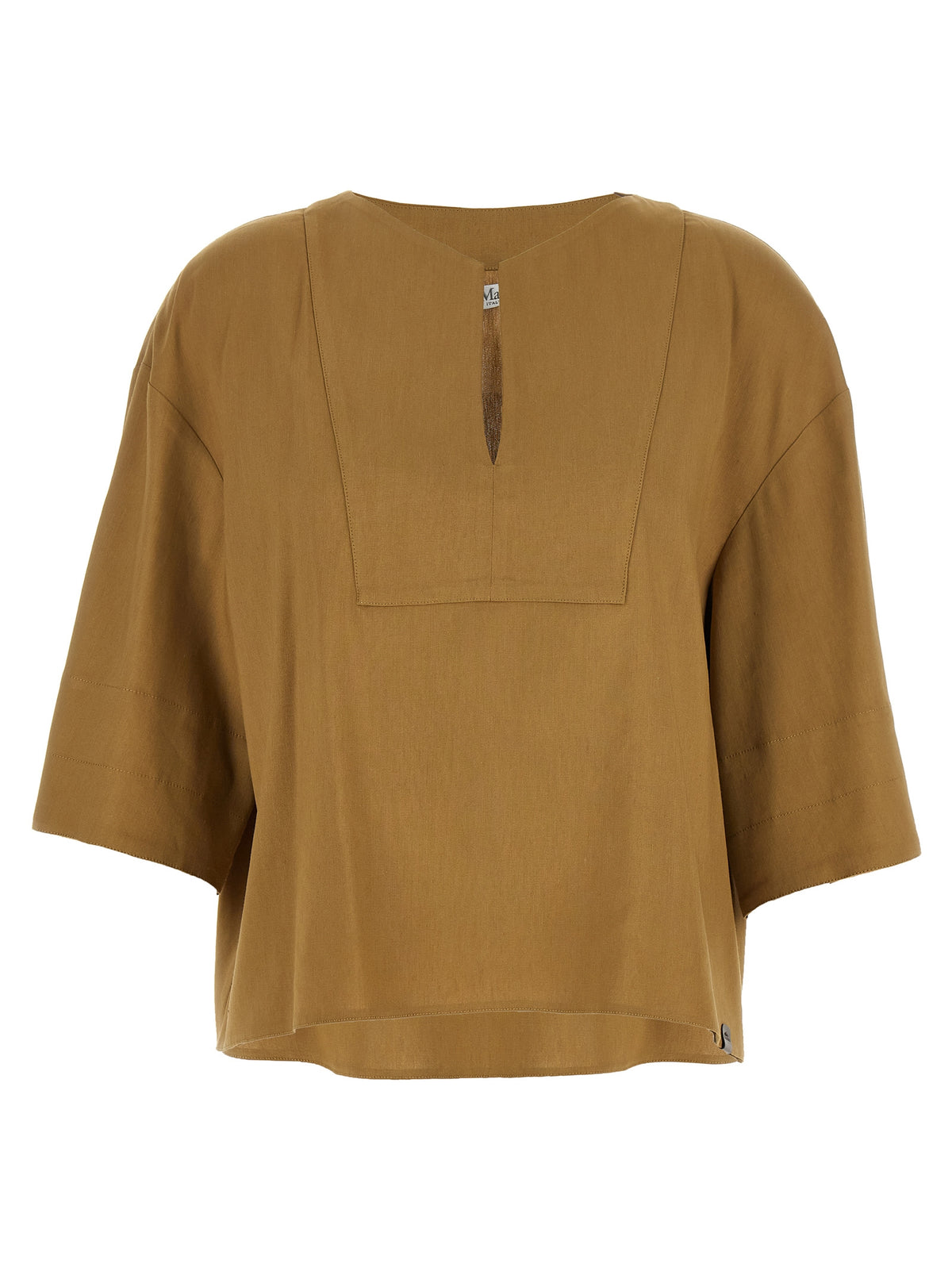 Chemisier en lin beige