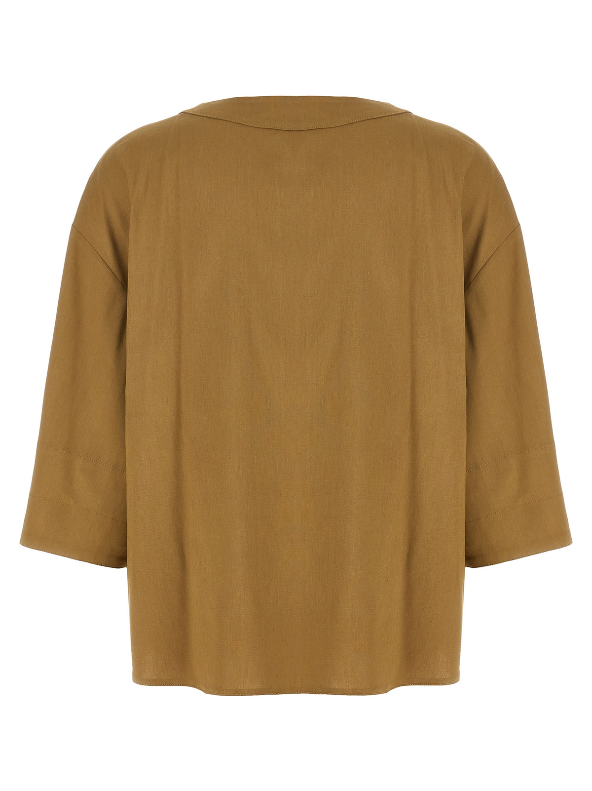 Chemisier en lin beige