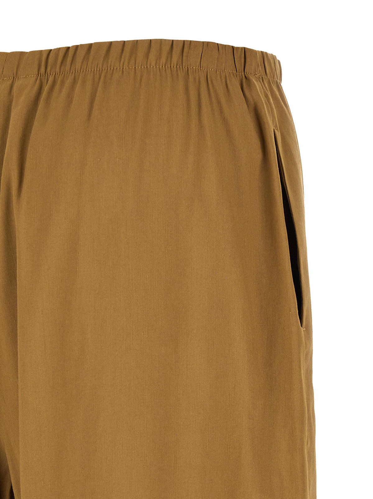 Pantalon en lin beige