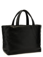 Sac cabas en cuir noir