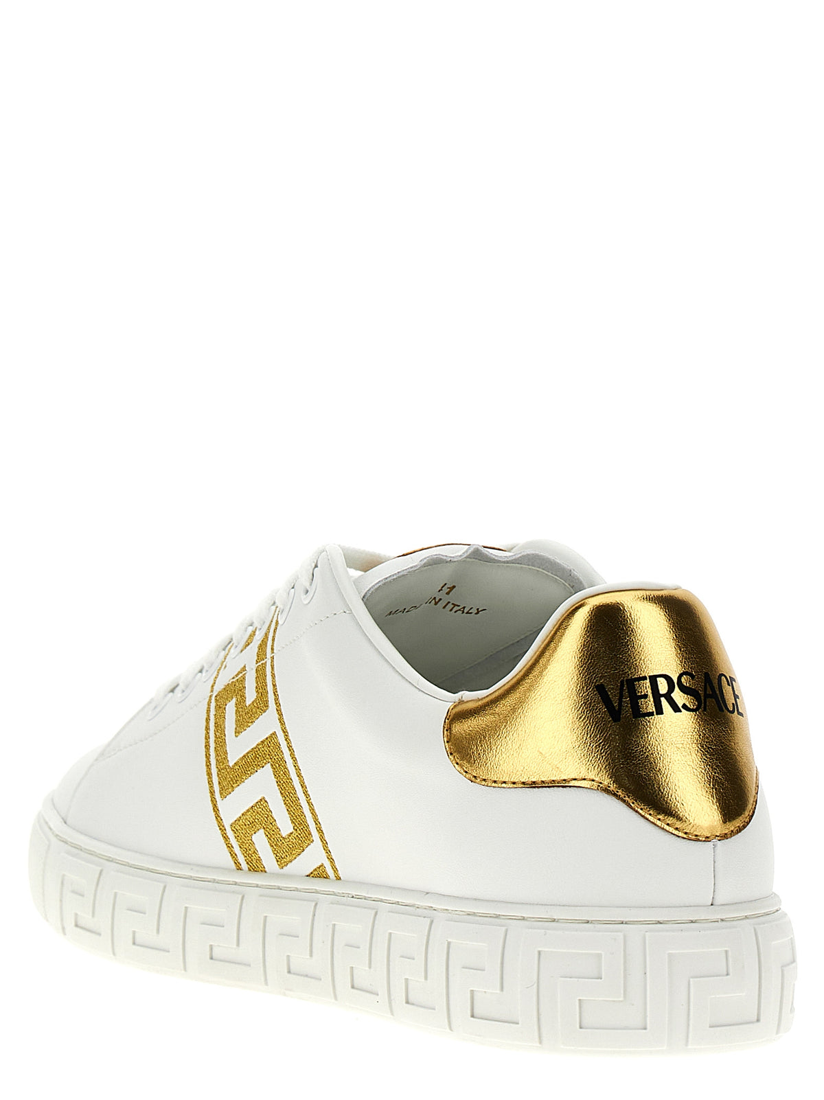 Gold Polyamide Sneakers