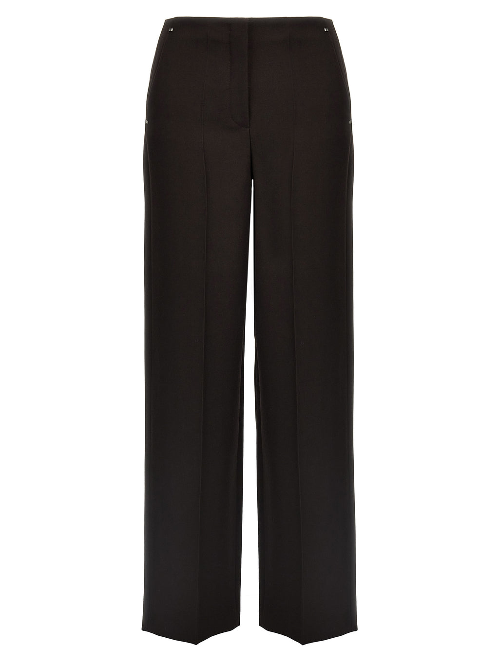 Pantalon en laine vierge violet