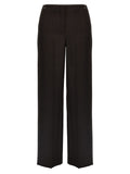 Pantalon en laine vierge violet