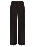 Pantalon en laine vierge violet