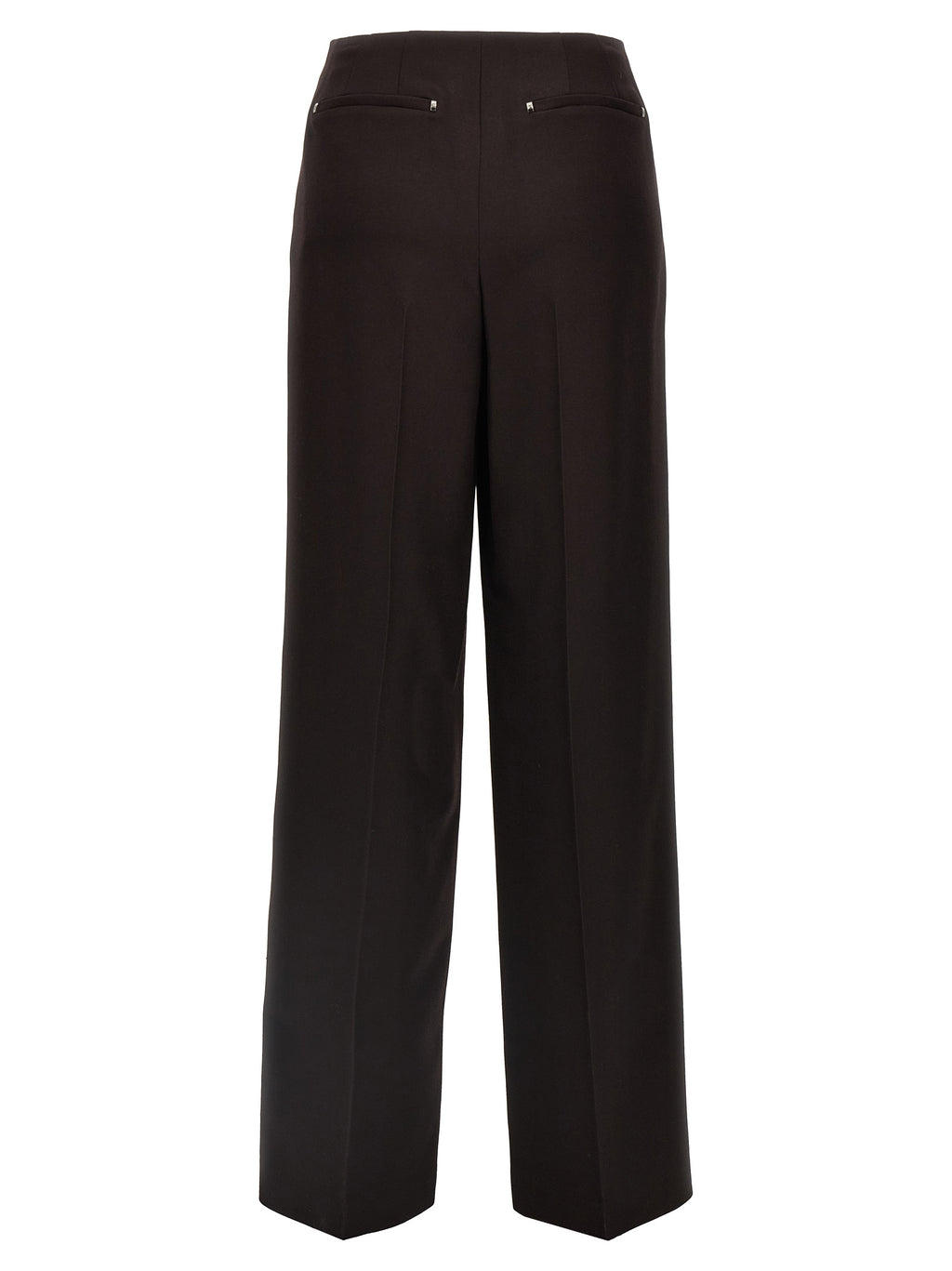 Pantalon en laine vierge violet