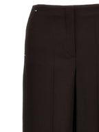 Pantalon en laine vierge violet