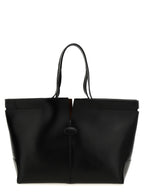 Sac cabas en daim noir