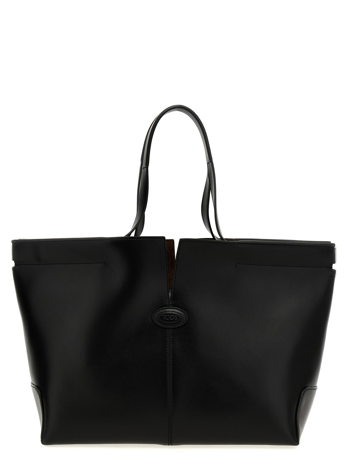 Sac cabas en daim noir