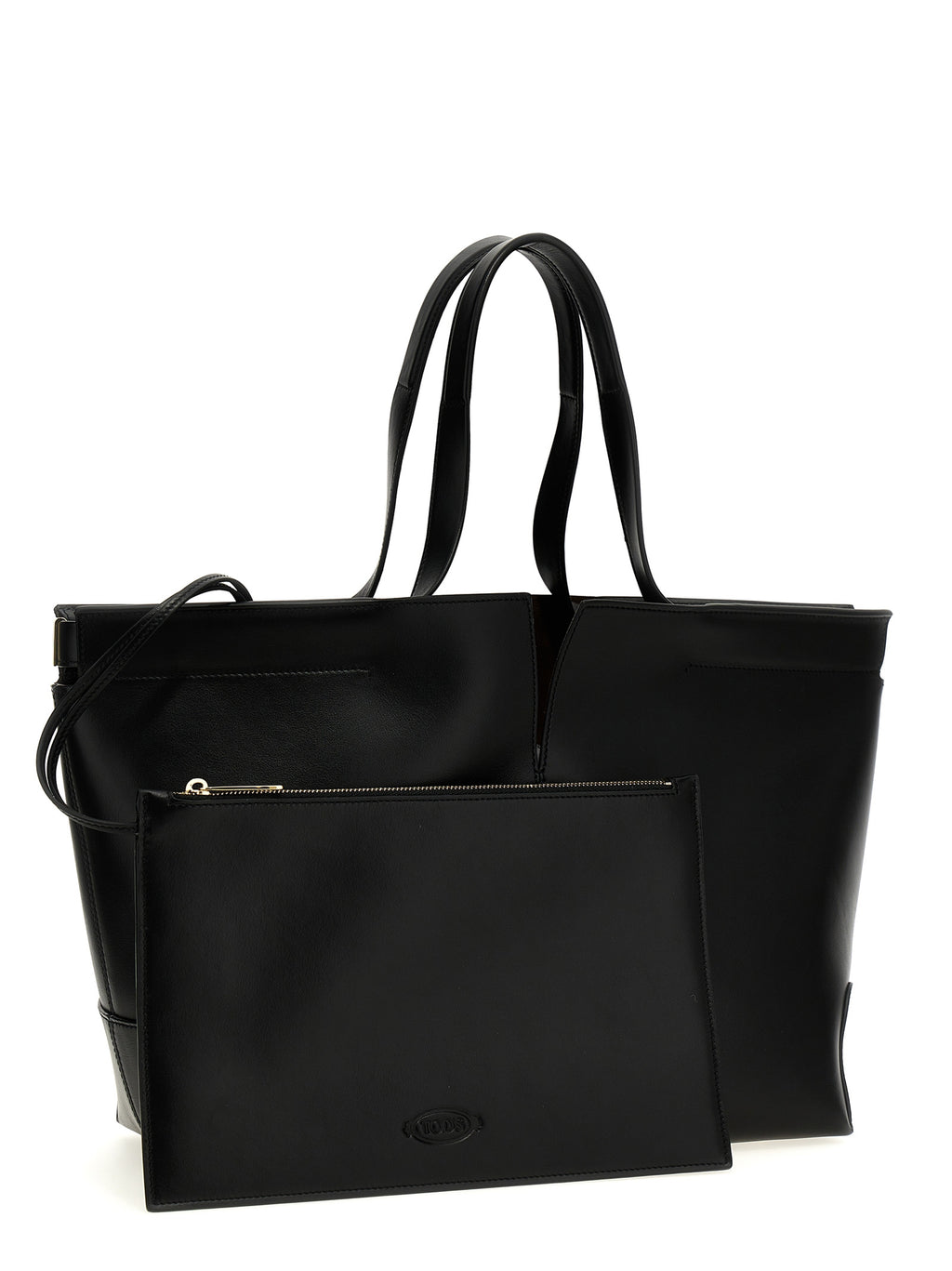 Sac cabas en daim noir