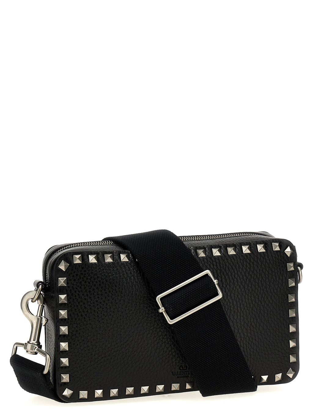 Black Leather Crossbody Bag