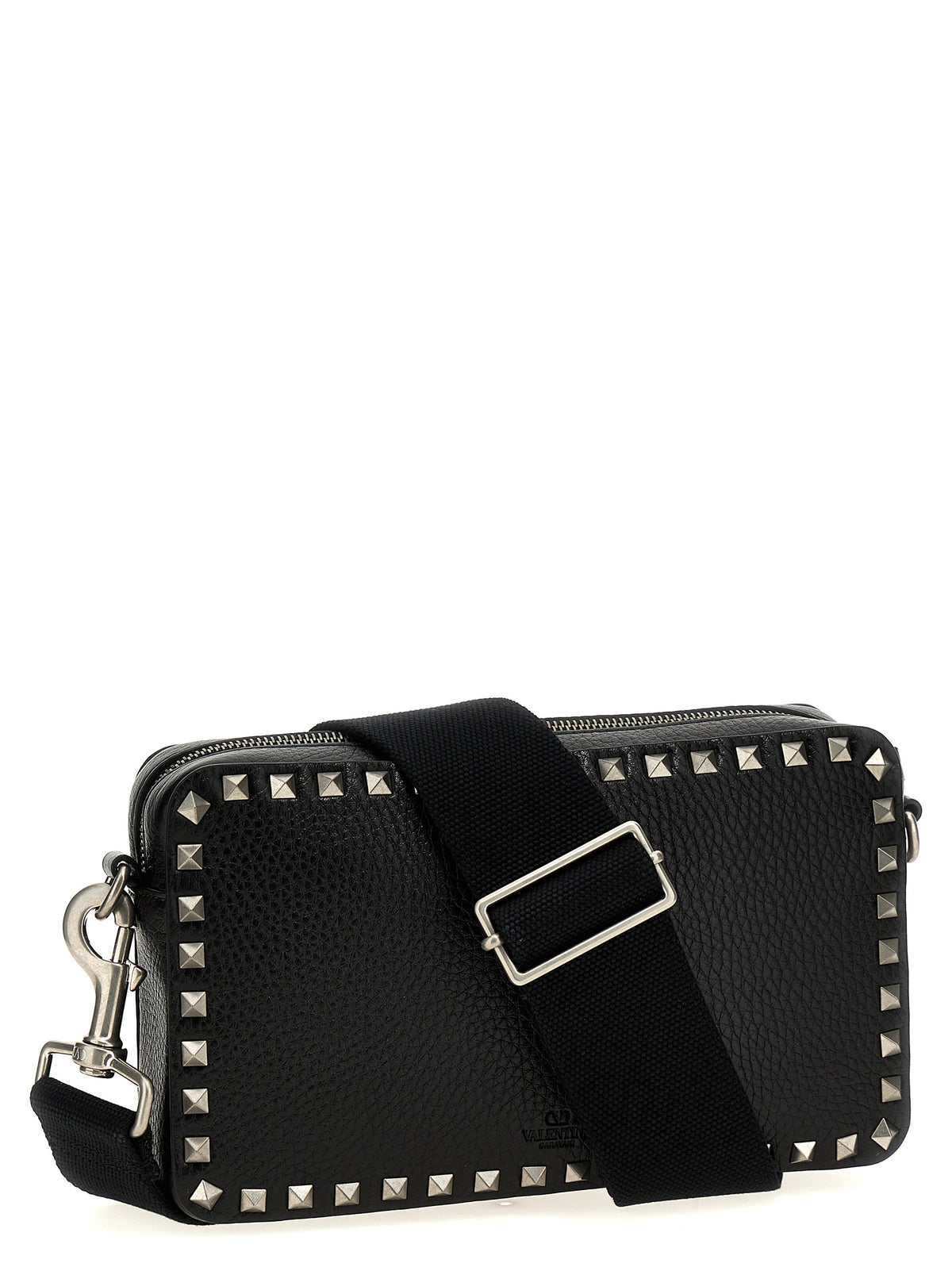 Black Leather Crossbody Bag