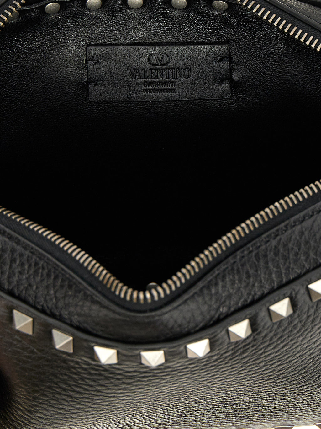 Black Leather Crossbody Bag