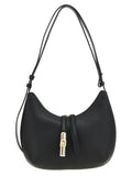 Sac à bandoulière en cuir noir