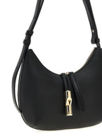 Sac à bandoulière en cuir noir