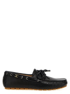 Mocassins en cuir noir