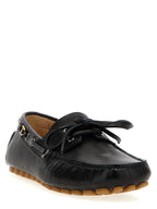 Mocassins en cuir noir
