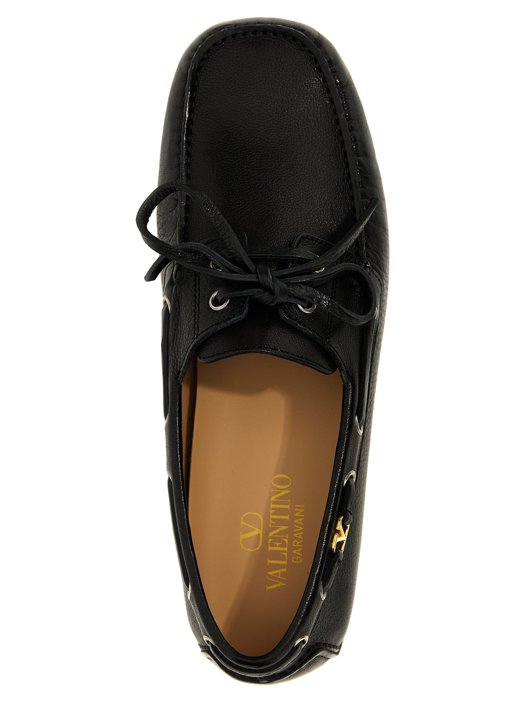 Mocassins en cuir noir