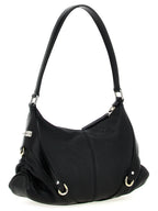 Sac à bandoulière Voyou en cuir d’agneau – Noir