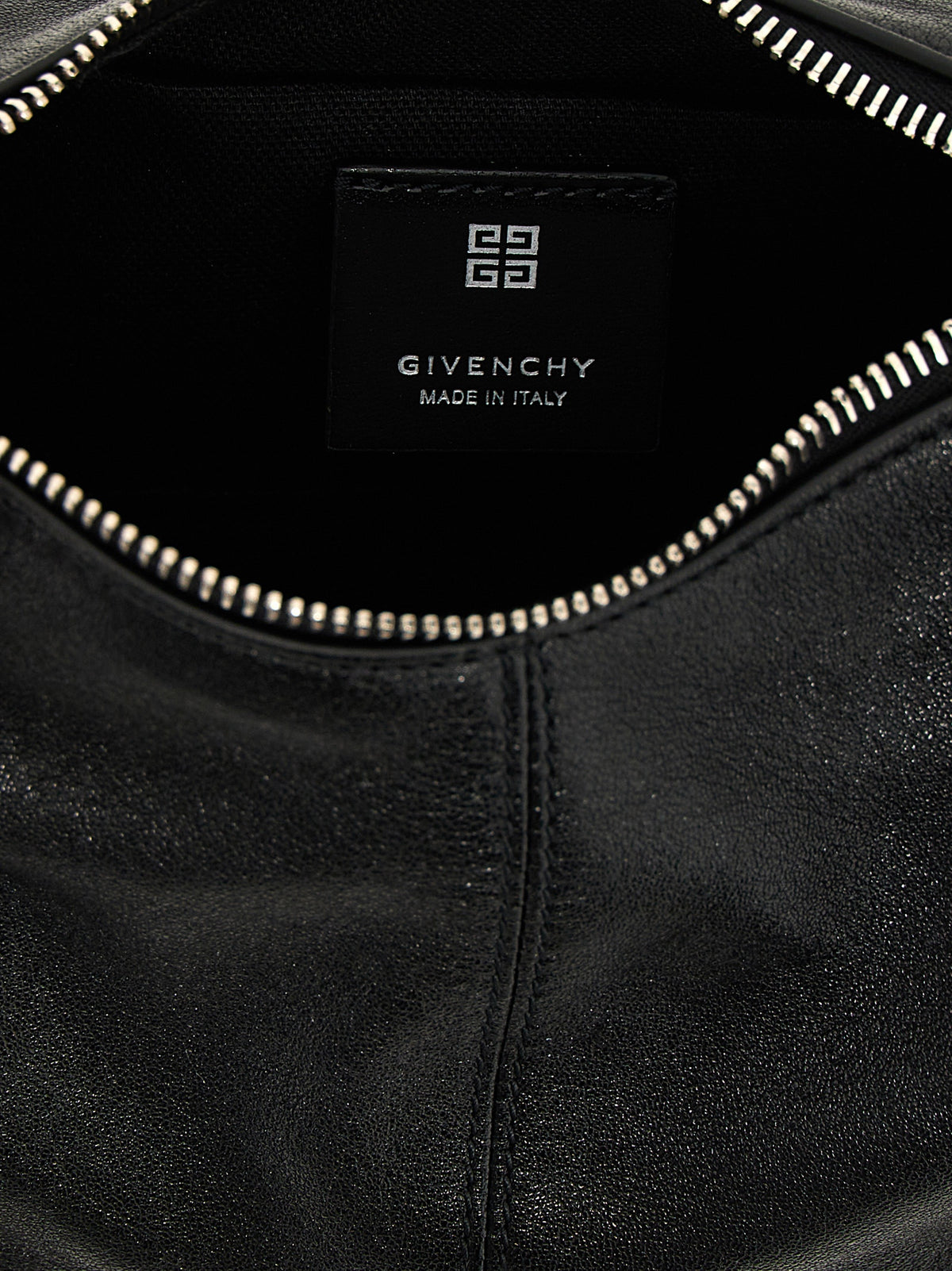 Sac à bandoulière Voyou en cuir d’agneau – Noir