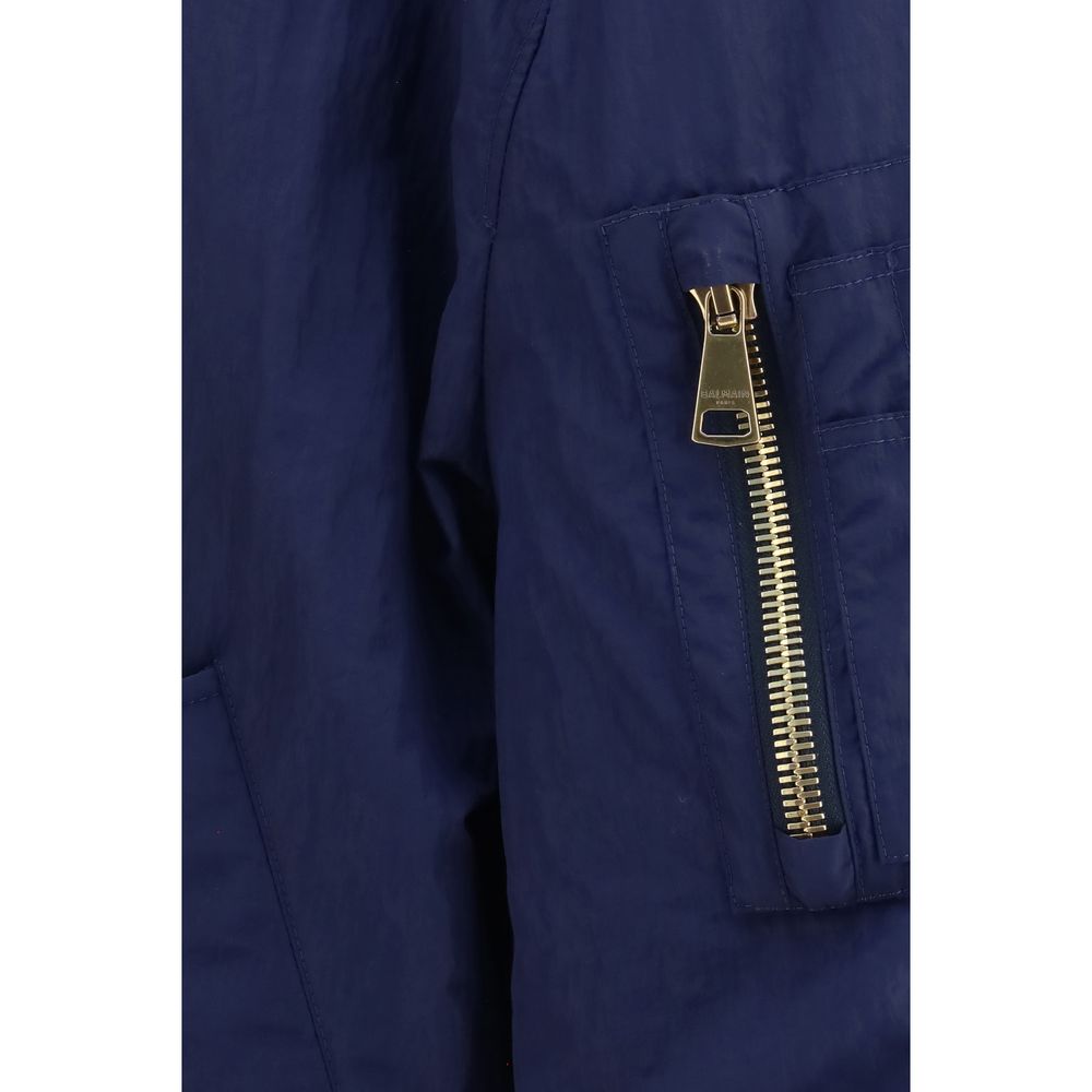 Veste en nylon – Bleue