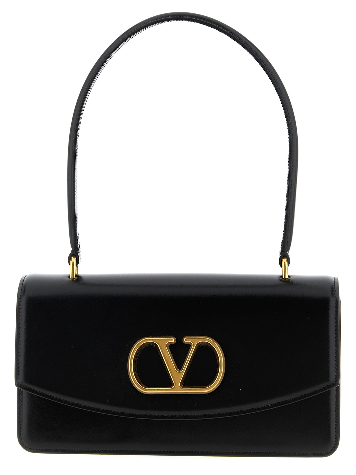Sac à bandoulière en cuir noir